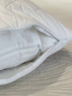 подушка регулируемая familia (50 × 70, инновационные шарики air soft,700 гр, перкаль, 100% хлопок)